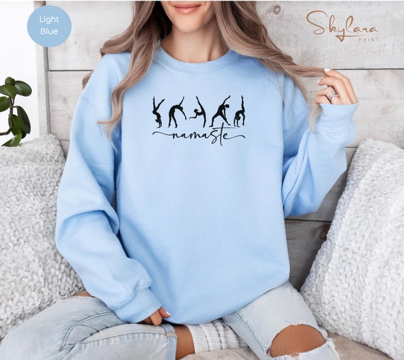 Namaste Hoodie, Yoga T-shirt, Lotus Shirt, Women Gift, Yoga Gifts