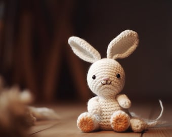 Create Your Own Adorable Bunny: Crochet Pattern (English) - Instant PDF Download for Crafting Your Delightful Hopping Rabbit Toy