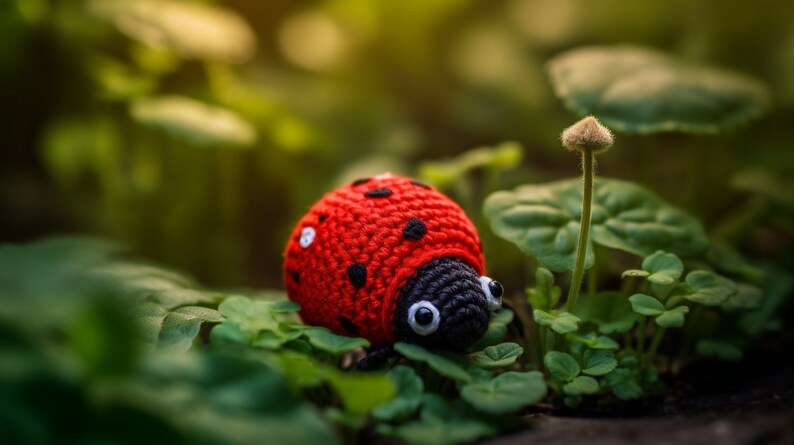 Lovely Ladybug Amigurumi Crochet Pattern Instant PDF Download for Your Adorable Insect Companion image 2