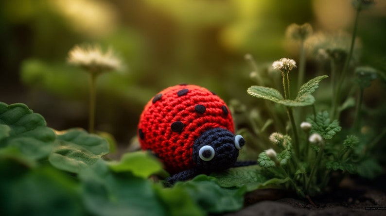 Lovely Ladybug Amigurumi Crochet Pattern Instant PDF Download for Your Adorable Insect Companion image 4