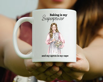 Baking Gift Mug for Coffee Tea and Hot Drink Lovers/Cake Decorator/Valentines Day/Best Birthday Present for the sweetest person in your life