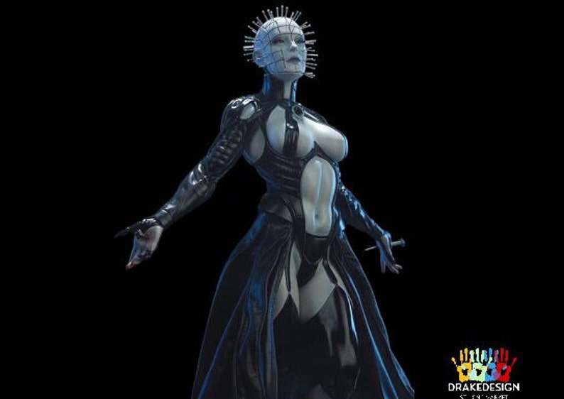 Hellraiser Hell Priestess Statue 3d stl archivos modelo de Etsy México