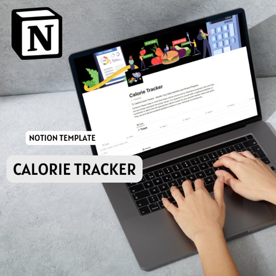 Notion Template Calorie Count Tracker Etsy Notion Template Calorie Count Tracker Etsy