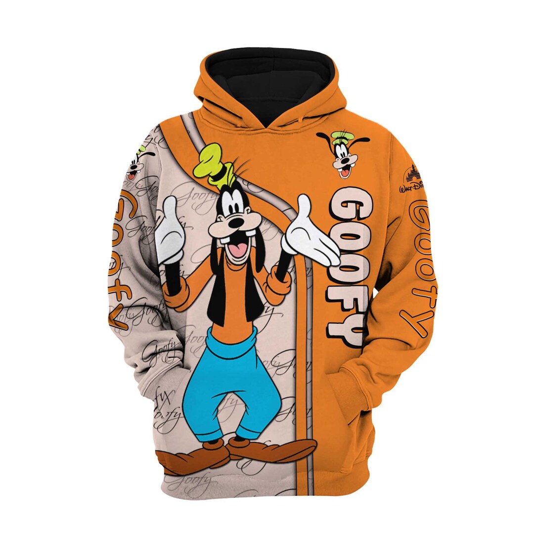 Goofy Dog Disney Sweaters/hoodie/full Zipped Jacket Etsy