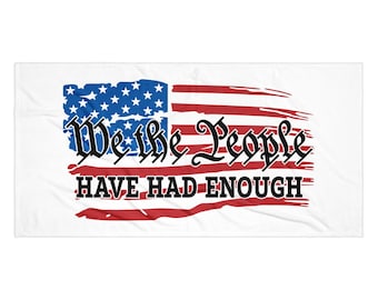 America 250 Strandtuch, Patriotisches Handtuch, Wir, Das Volk Handtuch, USA Flagge Strandtuch, 4. Juli Pool Handtuch, Americana Geschenk