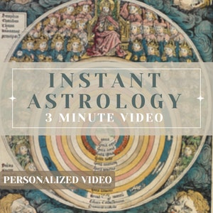 Astrologia instantânea de 3 minutos, análise astrológica, vídeo rápido de mapa natal