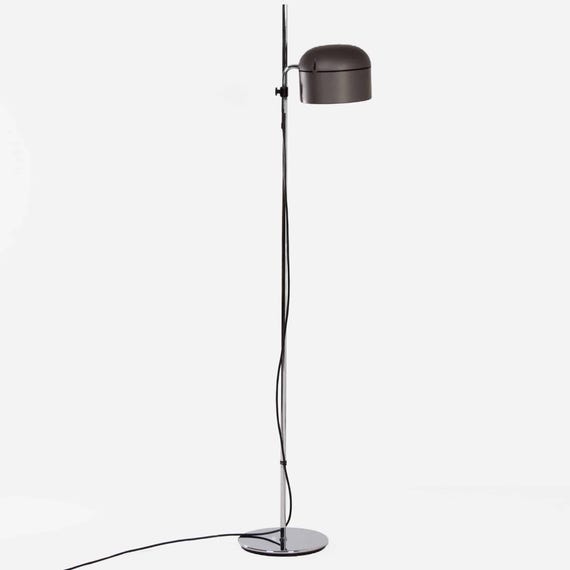 Brown Floor lamp by Arnold Berges for Staff Leuchten, 1970s Documented