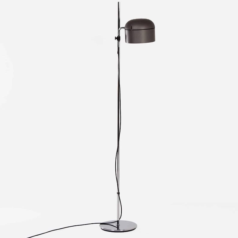 Brown Floor lamp by Arnold Berges for Staff Leuchten, 1970s Documented imagem 1