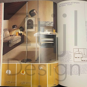 Brown Floor lamp by Arnold Berges for Staff Leuchten, 1970s Documented imagem 9