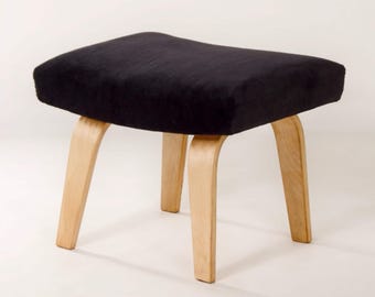 PB02 Stool by Cees Braakman for Pastoe, 1950s | Birchwood and New Black Rib Documented