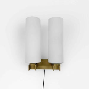 Opal Glass Wall Lamp Model C-1515/2 by Raak, 1960s | Mid-century Design - Documented in our archive