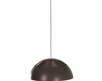 Brown AJ Hanging Lamp by Arne Jacobsen for Louis Poulsen, 1980s