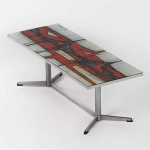 Mid-Century Coffee Table by Denisco, Belgium ca. 1960s - Marked by the Maker