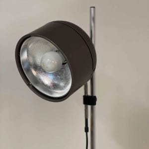 Brown Floor lamp by Arnold Berges for Staff Leuchten, 1970s Documented imagem 5