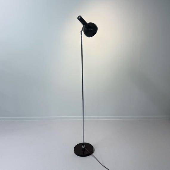 Hala Busquet Floor Lamp Brown From the 60s With Adjustable Shade