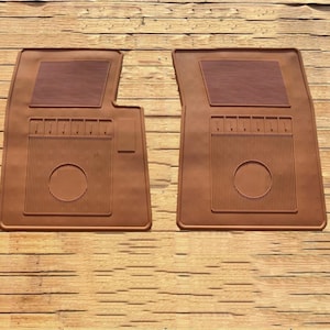 For Chevy el camino floor mats Rubber Brown set of 2 1978-87
