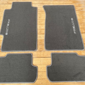 For Honda Prelude Turbo Si EX 4WS 3rd Generation (BA3/4/5/7) Floor Mat Mats Carpet Gray 4pcs 1988-91