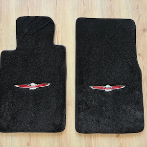 Fit For Ford Thunderbird Floor Mats Carpet Black Set Of 2 Fits; 2002-2005