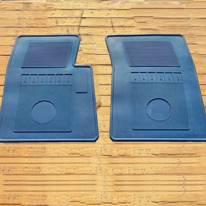 For Chevy el camino floor mats Rubber Blue set of2 1978-87