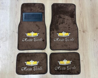 Juego de 4 alfombrillas para Monte Carlo (1970-90)