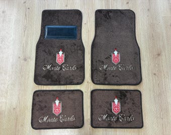 Juego de 4 alfombrillas para Monte Carlo (1970-90)