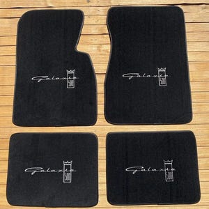 For Ford Galaxie 500 XL Floor Mats carpet Black set of4 1965-68