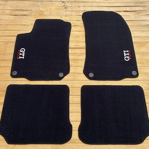 LHD For VW Golf R32 Mk4 Hatchback Floor Mats Carpet Black 4 Pc 1999-05