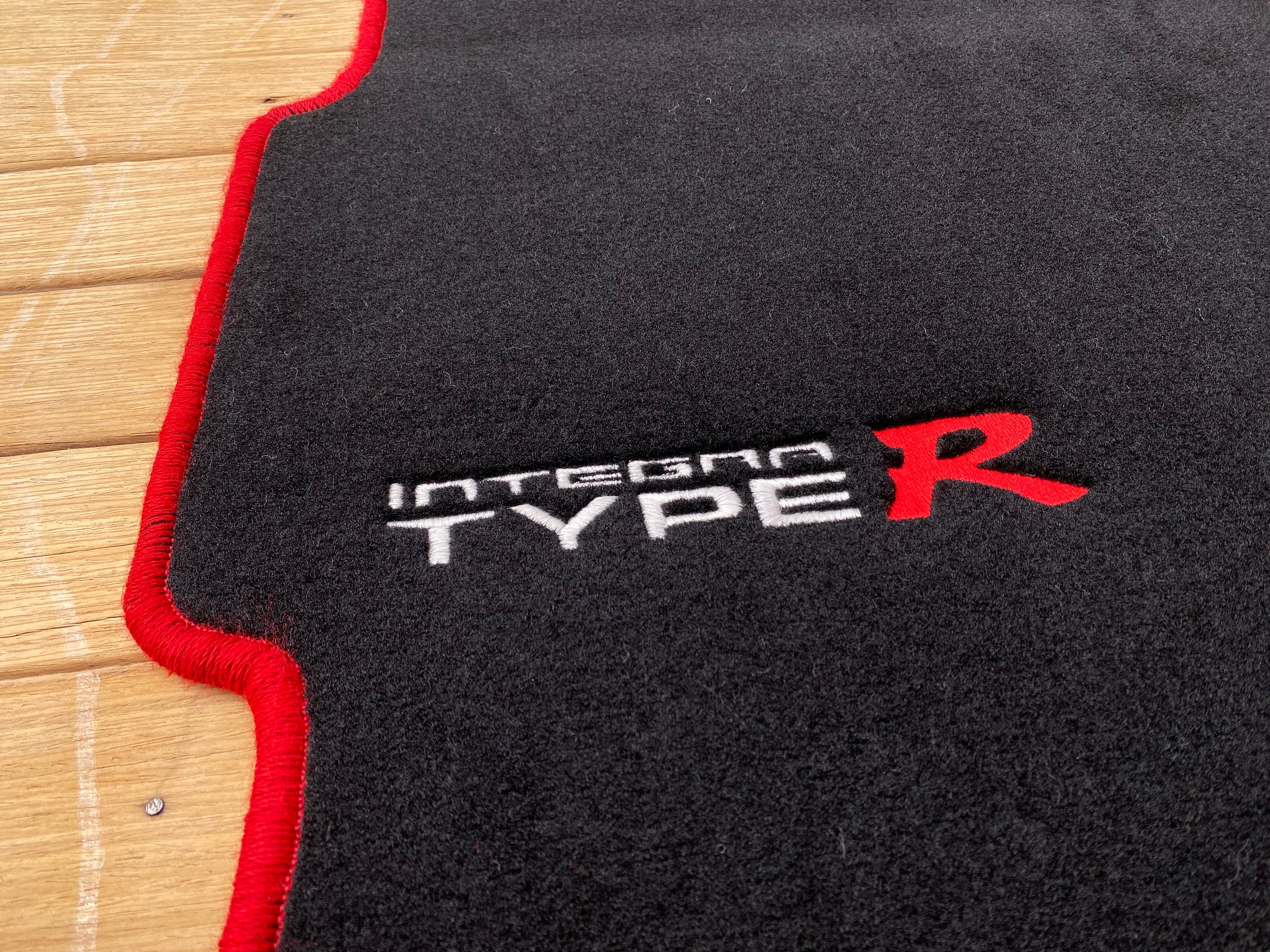 For Honda Acura İntegra DC2 Type R Coupe Floor Mats Carpet Black Red