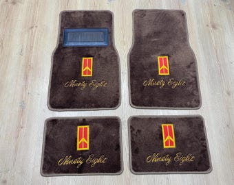 Alfombrillas para Chevy Monte Carlo LS SS CL marrón 1970-1988 Ninety Eight, 4 unidades