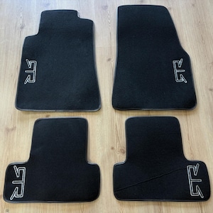 For Ford Mustang Shelby GT 500 GT 350  RTR Floor Mat Mats Carpet Black 4 Pcs 2005 - 2014