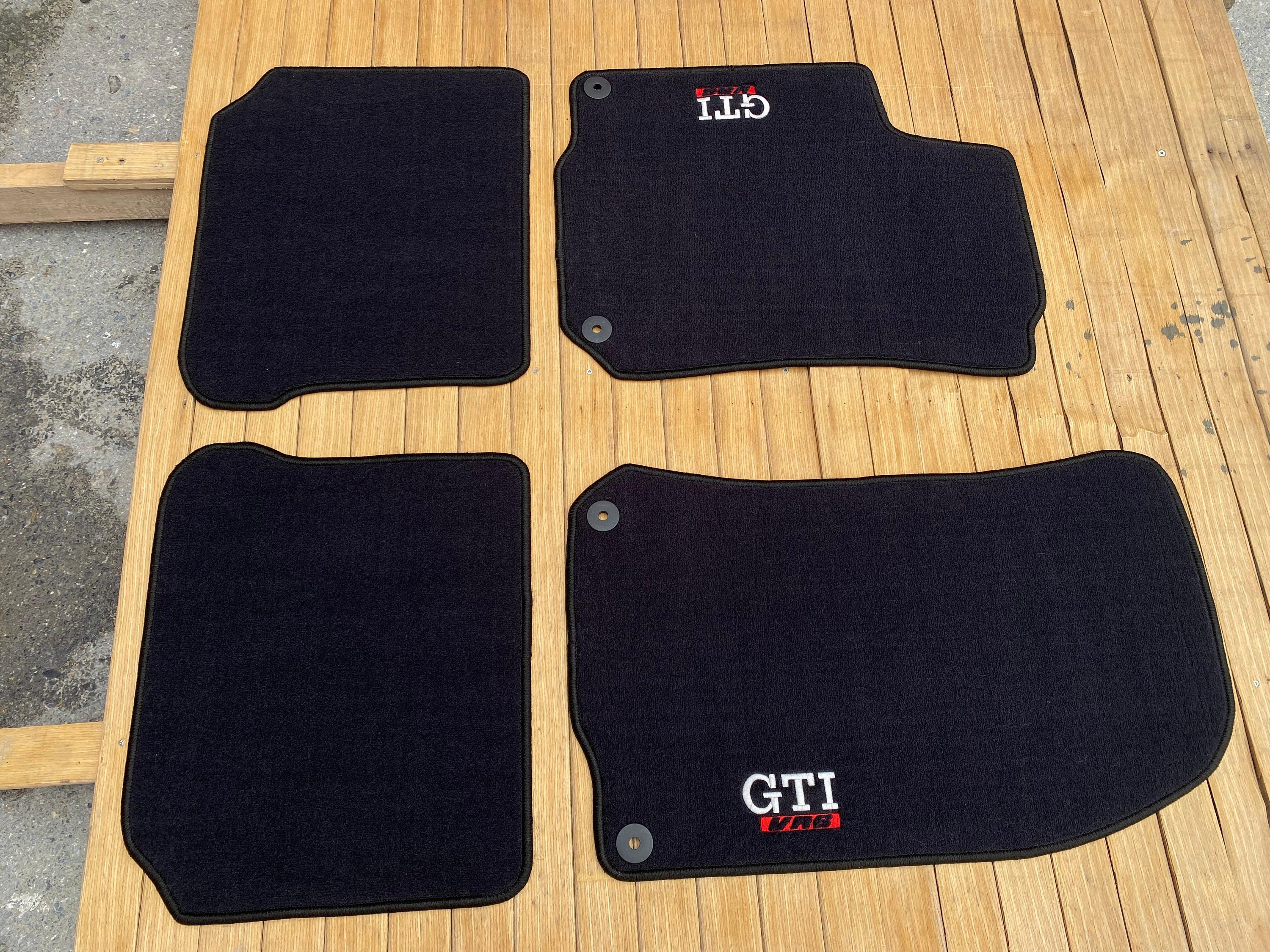 Lhd R32 LHD for VW Golf R32 Mk4 Hatchback Floor Mats Carpet Black 4 Pc 1999-05 ...