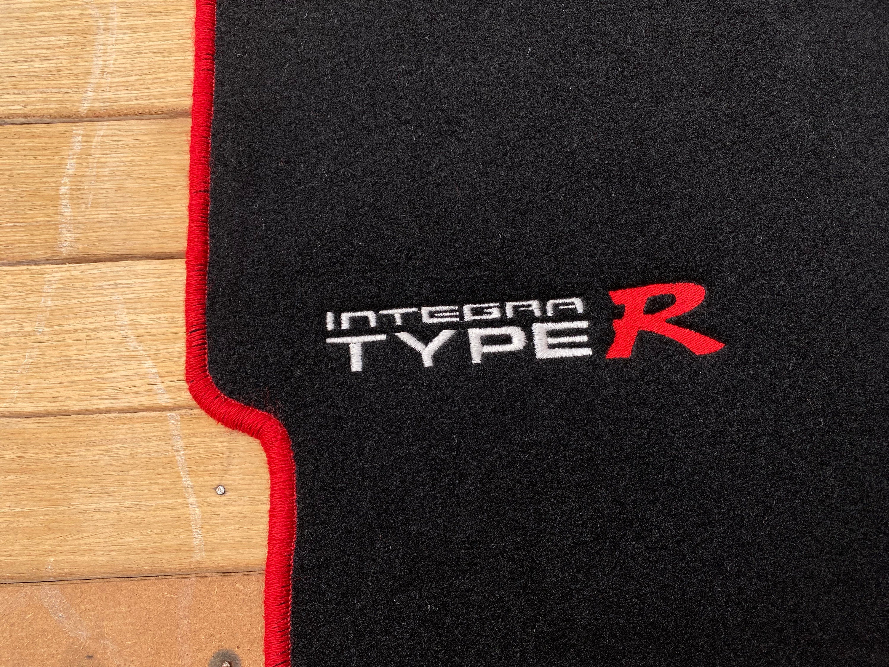 For Honda Acura İntegra DC2 Type R Coupe Floor Mats Carpet Black Red