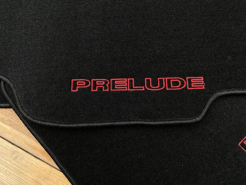 Fits Honda Prelude 4 Th Gen 1991 to 1996 2DR Black Floor Mats Carpet W