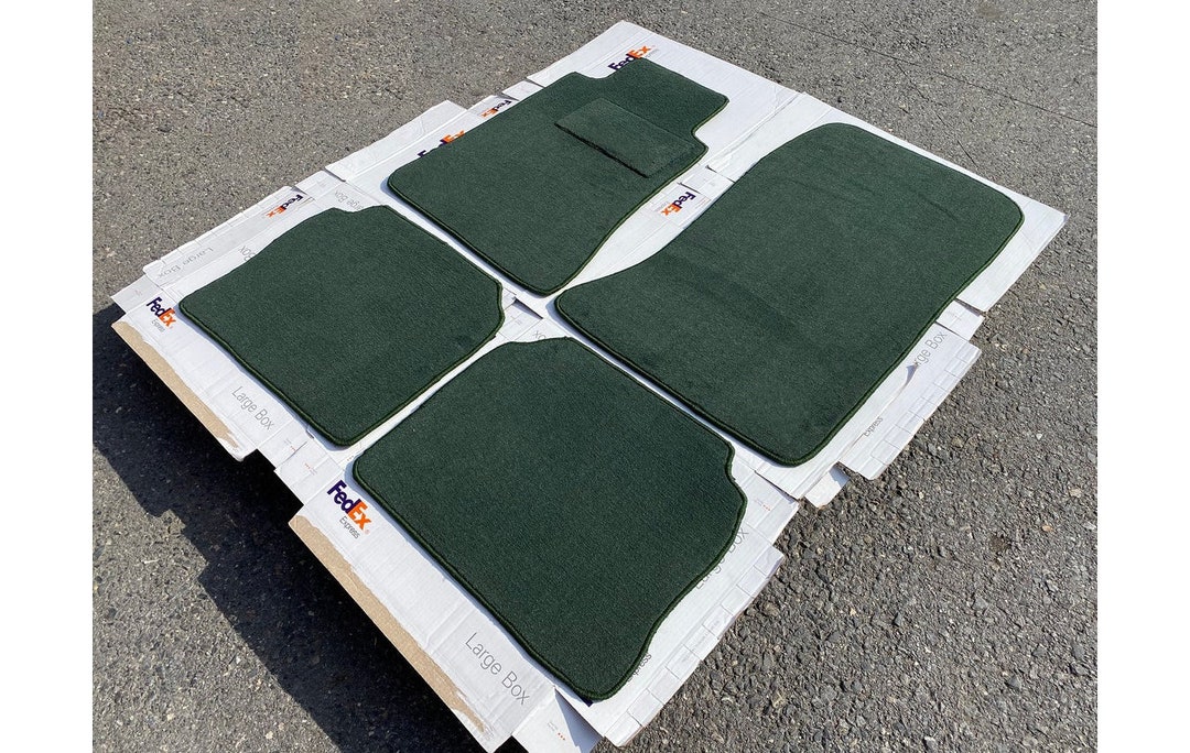 Fit for Mercedesbenz W124 Base 4dr. Sedan Floor Mat Mats Carpet Green