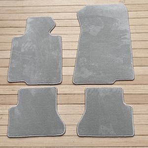 Fit For BMW E46 M3 Floor Mats Mat Carpet Light Gray 4pcs 325Ci 330Ci Conv. 2001-06 LHD