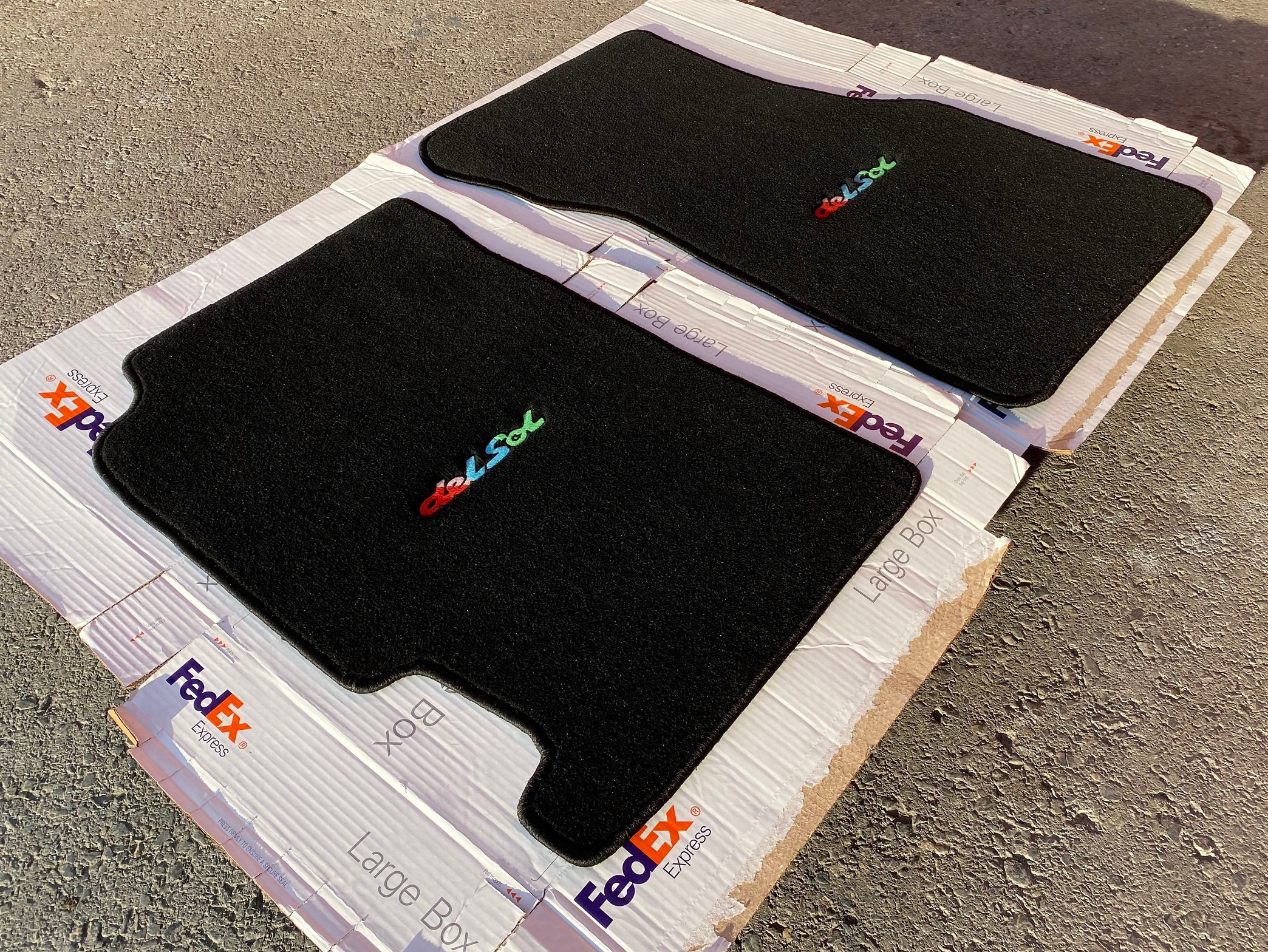 For Honda Civic Crx Del Sol Floor Mats Carpet Black Set Of2 Fits 1993/