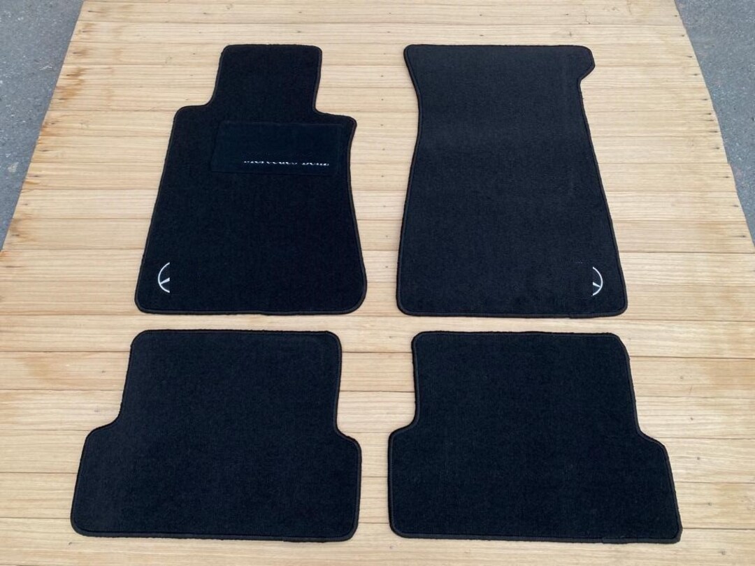 Fit for Mercedes Benz R107 560SL 380SL 450SL Black Floor Mat Carpet Set
