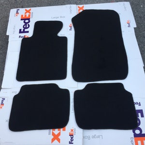 Fit For BMW E46 M3 Sedan-Coupe Floor Mats Mat Carpet Black 4 Pcs 2001-06 LHD