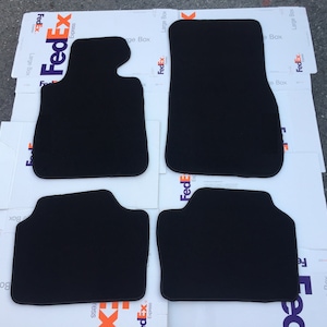 Fit For BMW F30 F31 335i 328i 330i 340i M3 Floor Mat Mats Carpet  Black Black Trim Set Of 4  YEAR 2012 - 2018 LHD