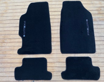 Honda Prelude 4th Gen Black Velour Floor Mats (1991-1996)