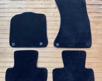 For Audi Q5 SQ5 RSQ5 2008-2016 Black Floor Mats Clips LHD Set Of 4