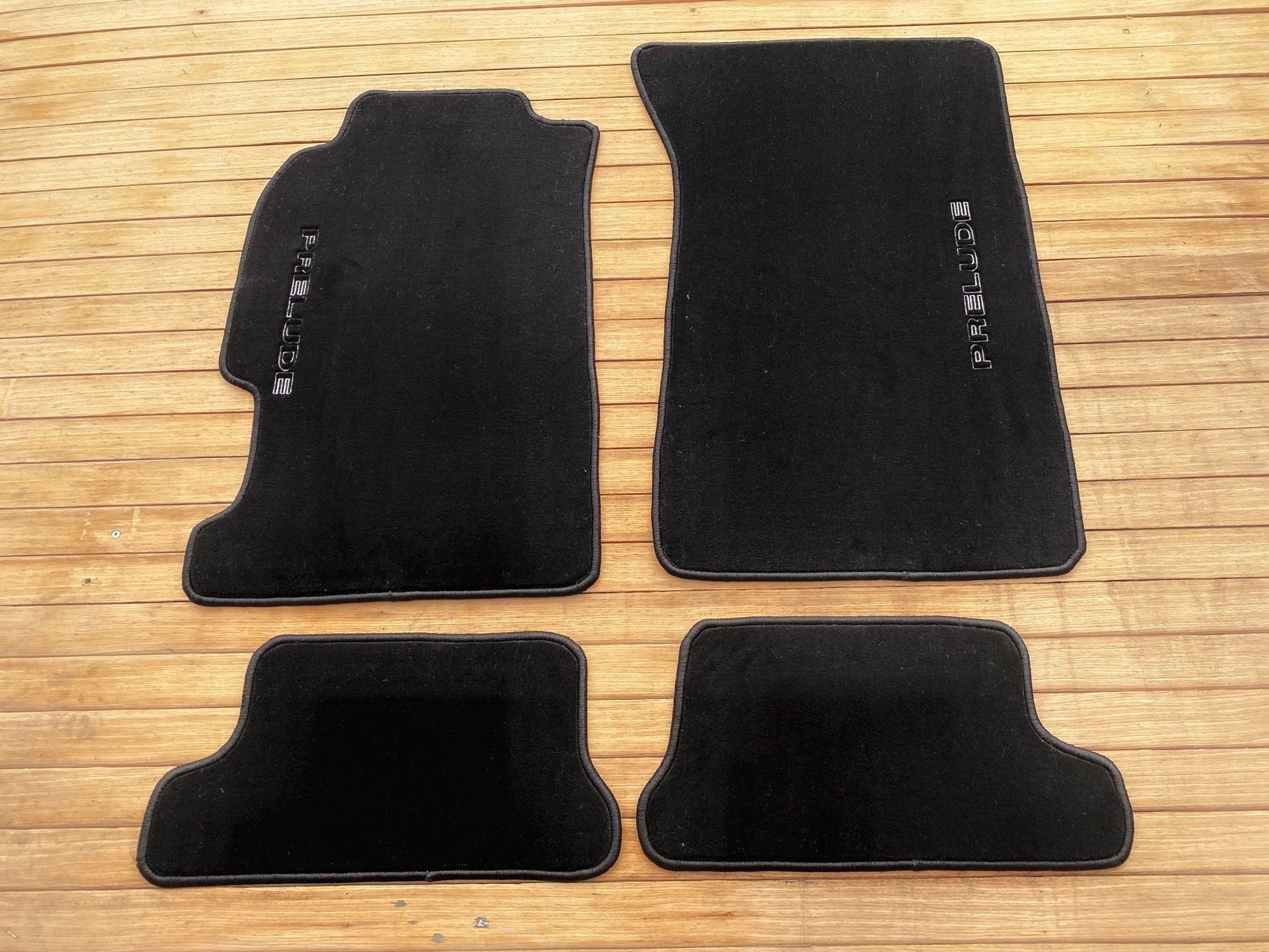 Fits Honda Prelude 5th Gen 1997 to 2001 2DR Black Floor Mats Carpet W/ Spoon Etsy