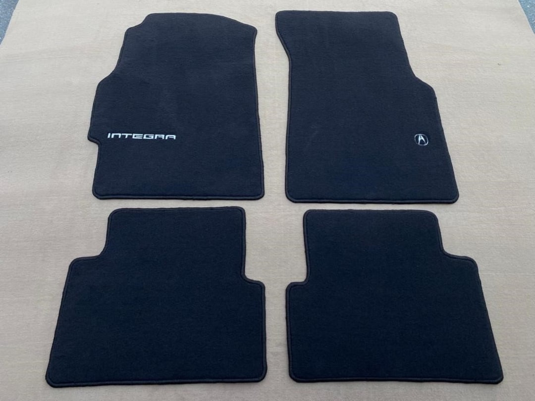 For Acura Integra Dc2 Coupe Black Floor Mat Mats Carpet Set Of4 Fits 1994 01 Etsy