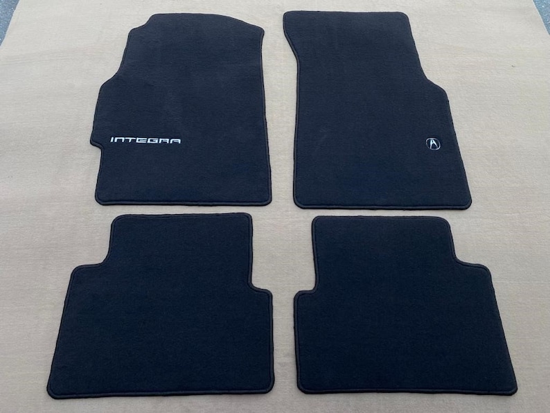 For Acura Integra Dc2 Coupe Black Floor Mat Mats Carpet Set Etsy