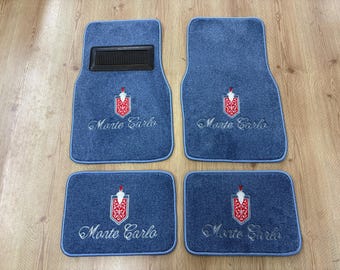 Juego de 4 alfombrillas para Monte Carlo (1970-1988)