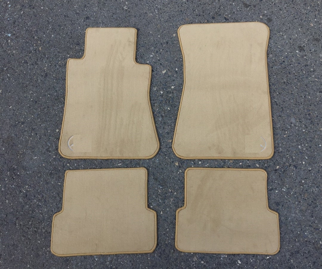 For Mercedesbenz R107 C107 Roadster Coupe Floor Mat Carpet Tan beige 4