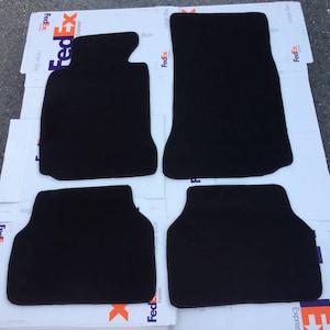 Fit For BMW E39 5 - Series 528i 540i 525i 528i 530i 520i Floor Mat Carpets Black  Set of 4 1996-03 LHD