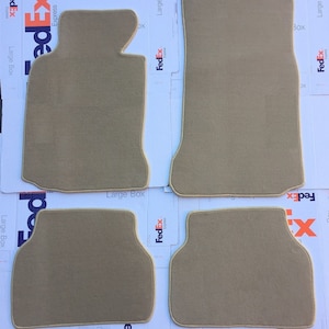 Fit For BMW E39 5 - Series 528i 540i 525i 528i 530i 520i Floor Mat Carpets Tan Beige Set of 4 1996-03 LHD