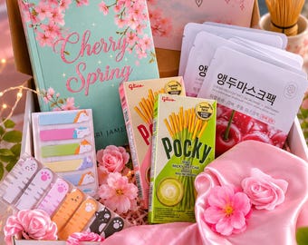 Buchbox "CHERRY SPRING" - K-Drama Roman New Adult