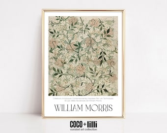 William Morris Maximalist Botanical Print Nature Wall Art Famous Artist Floral Print Vintage Poster Bedroom Decor Gift For Grandma Home Gift